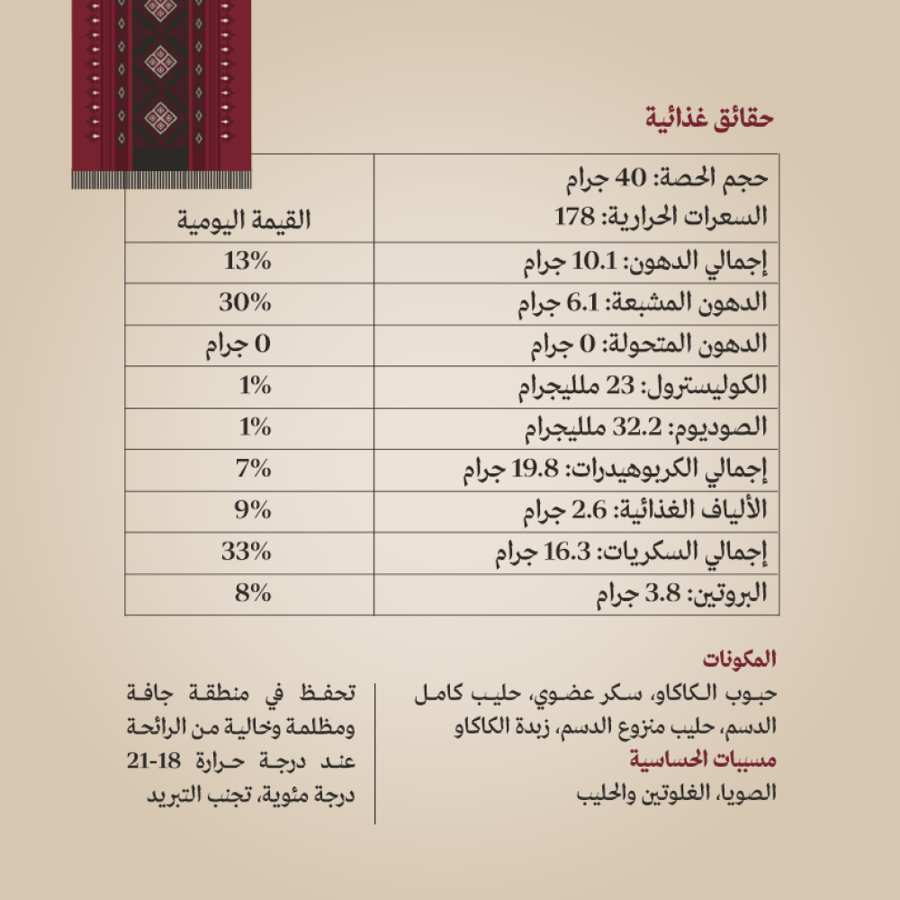 بودرة شوكولاتة | حمضيات الحوطة