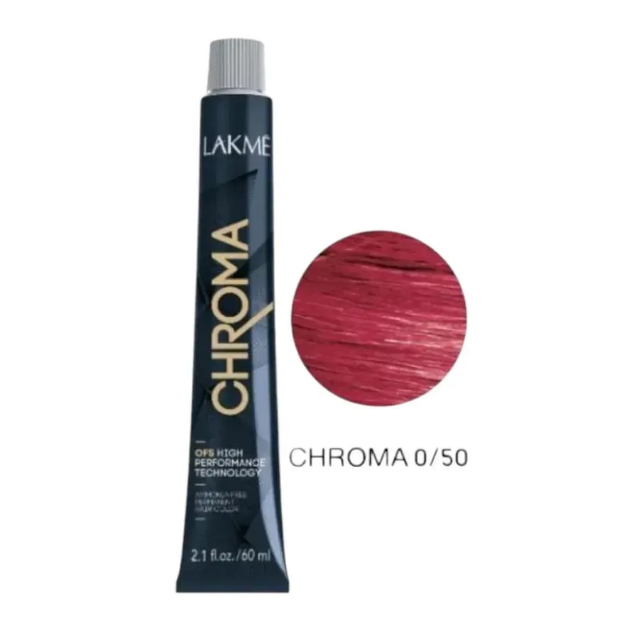 Lakmi Crama permanent hair dye ammonia-free red 0/50 - 60 ml