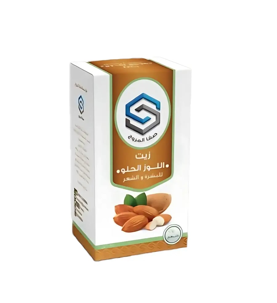 زيت اللوز الحلو للبشرة والشعر من صفاء المروج 100مل
