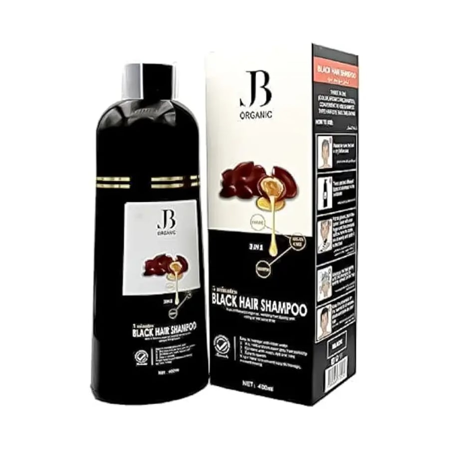 PG - Organic Hair Dye Shampoo Black 3-in-1 - 400ml