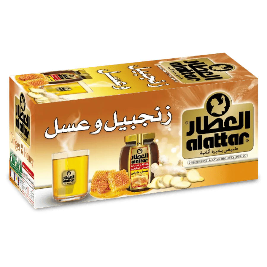 العطار مشروب زنجبيل وعسل ظروف مغلفة 20 كيس