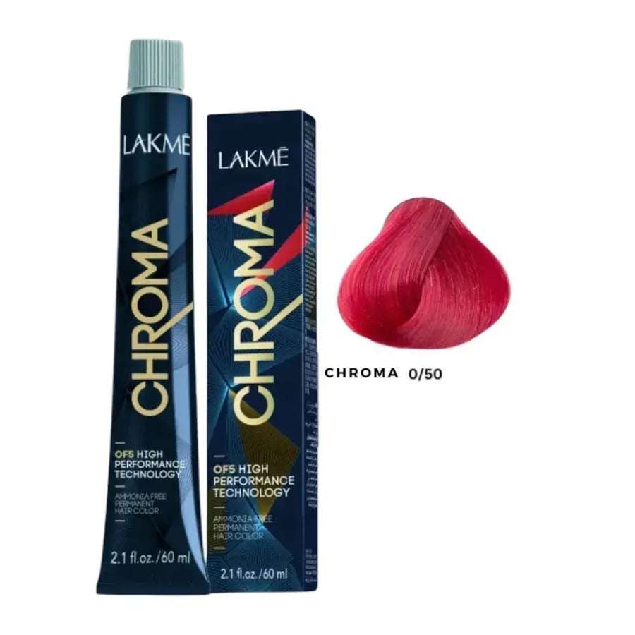 Lakmi Crama permanent hair dye ammonia-free red 0/50 - 60 ml