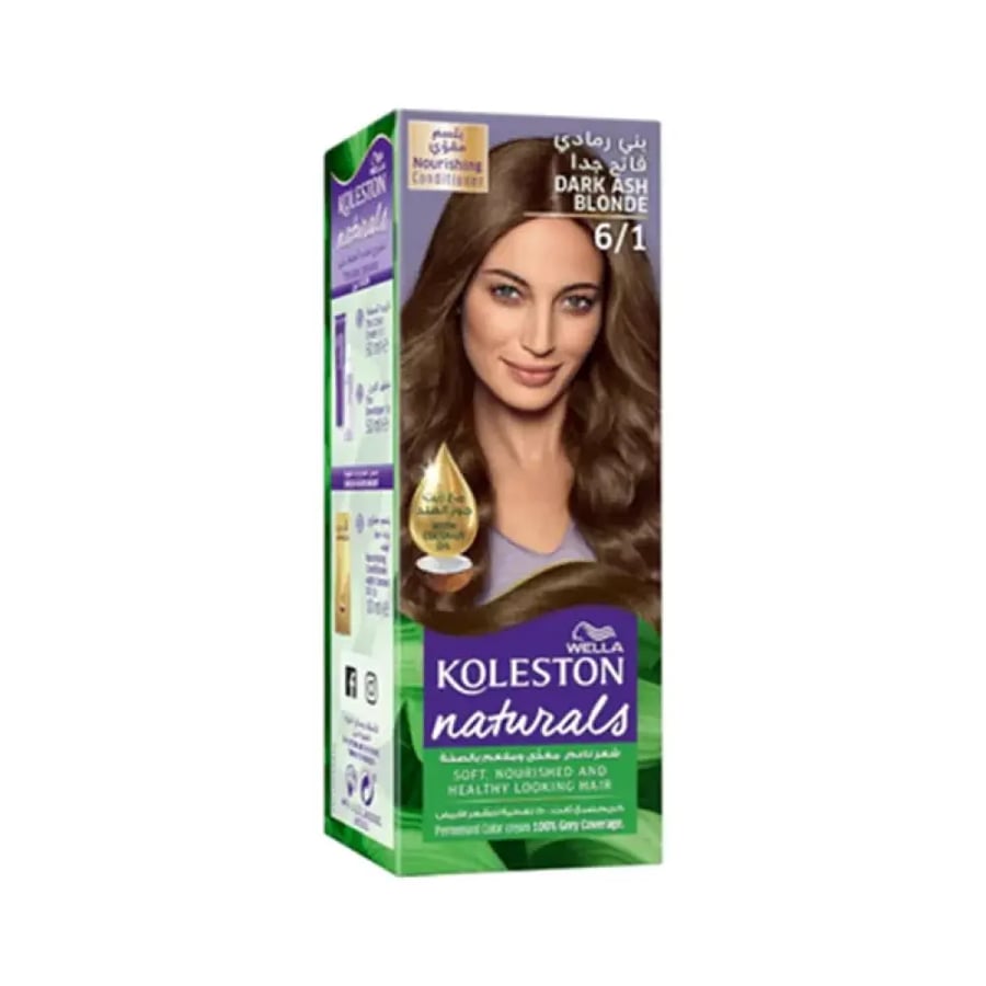Welala Colston Naturals light brown gray hair dye - 6/1