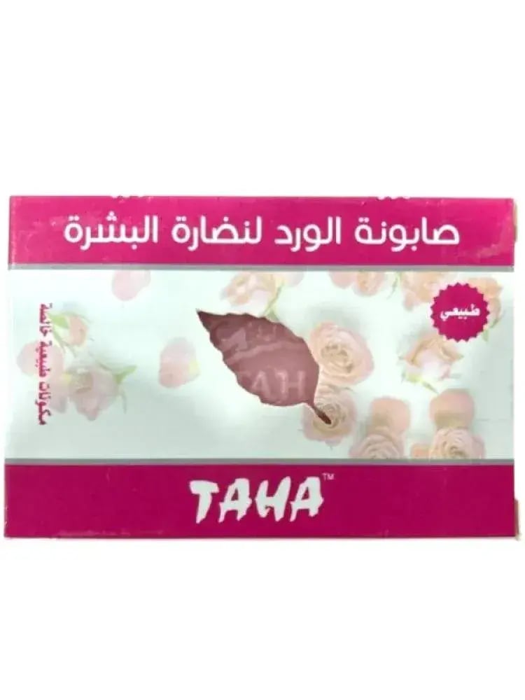 صابونة بخلاصة الورد لنضاره البشرة من تاها - 75 جرام