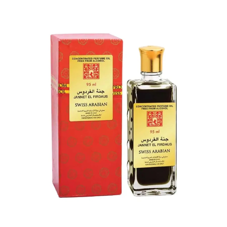 جنة الفردوس عطر زيتي مركز من سويس ارابيان 95مل