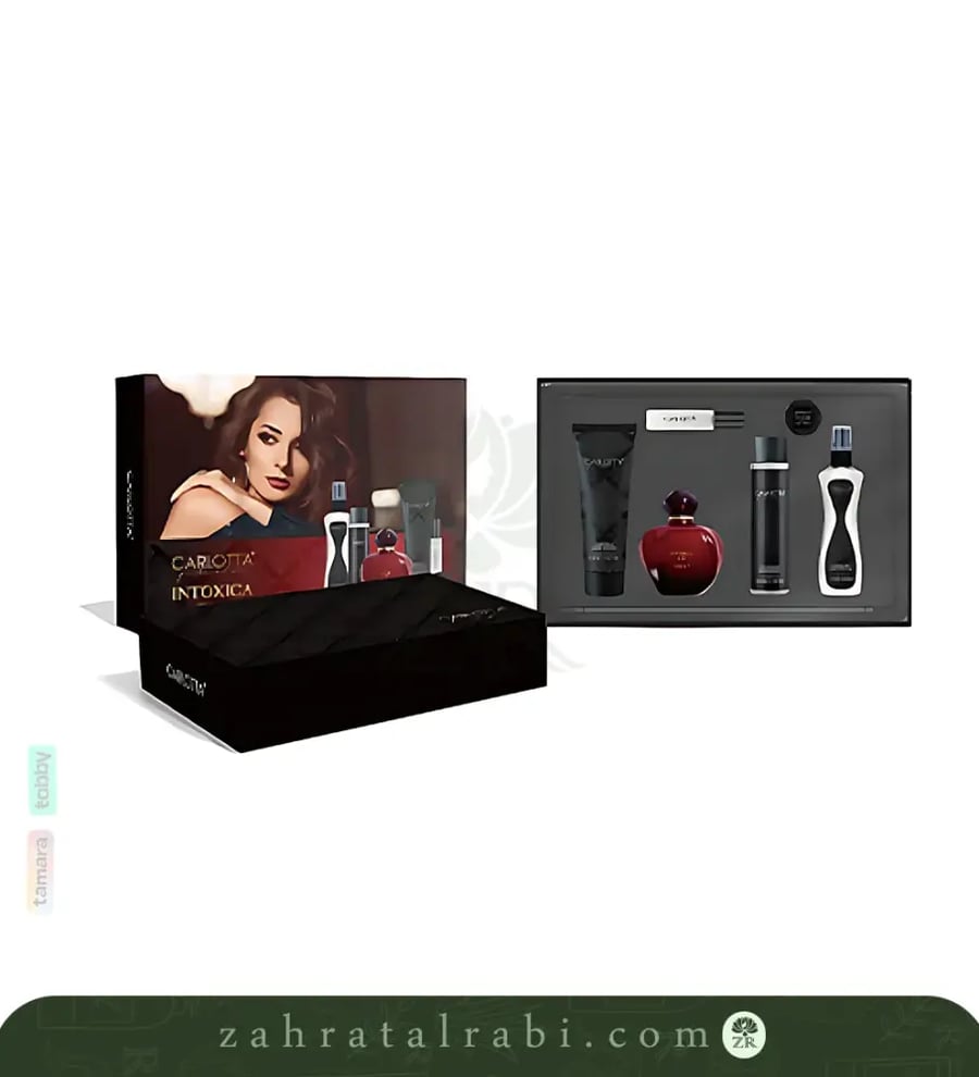 طقم هدية للنساء INTOXICA RED من كارلوتا مكونة من  قطع