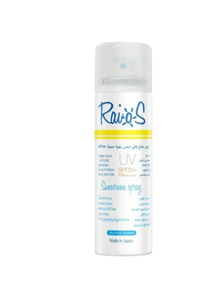 بخاخ واقي شمس مومي شابون بقوة حماية SPF 50+ من رايوس - 70 مل