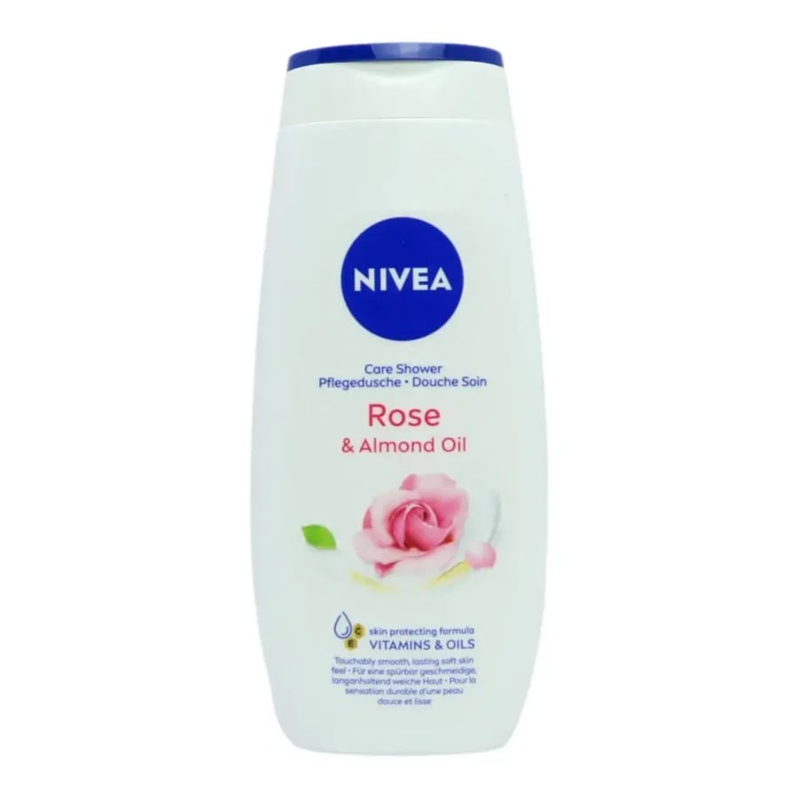 نيفيا جل استحمام بالورد وزيت اللوز - 250 مل