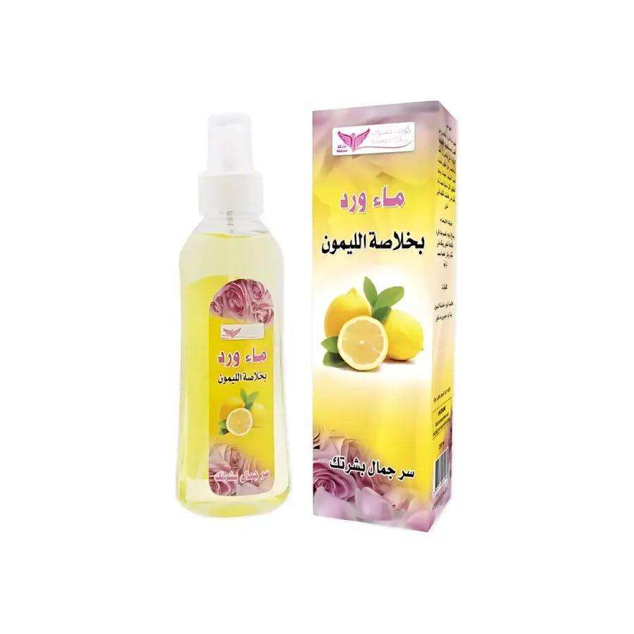 Rose water with lemon extract from Kuwait Shop 200ml