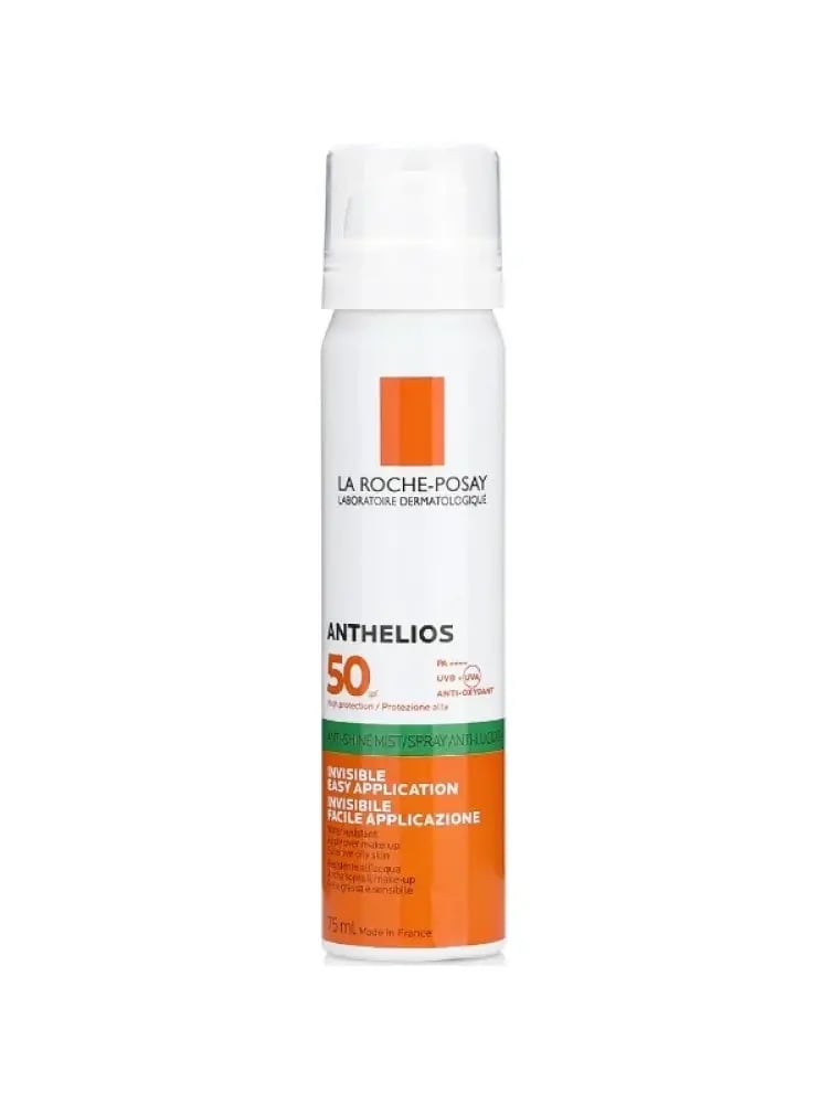 بخاخ واقي شمس أنثيليوس شفاف بمعامل حماية SPF50 من لاروش بوزيه ، 75 مل