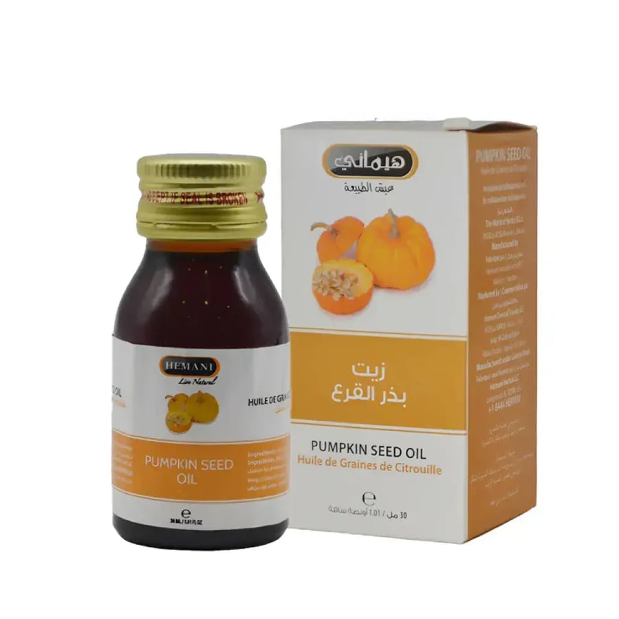 زيت بذر القرع من هيماني زيت طبيعي للعنايه بالشعر 30مل