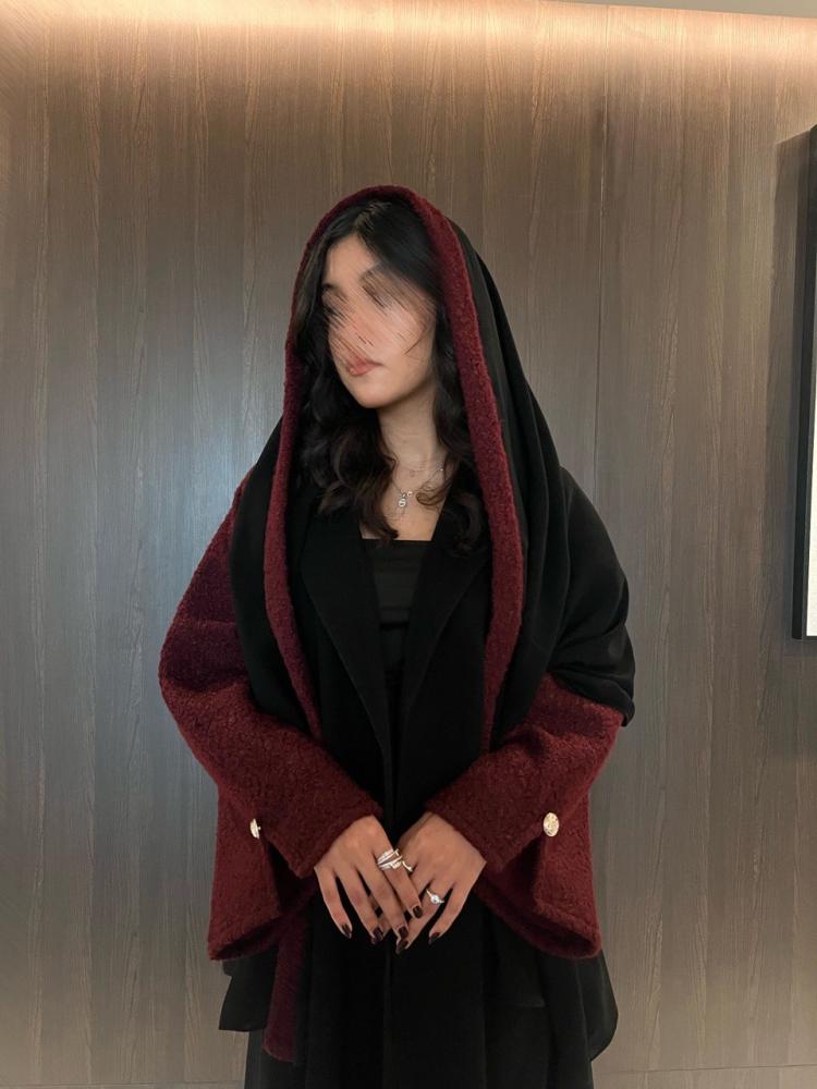 عباية كريب اسود