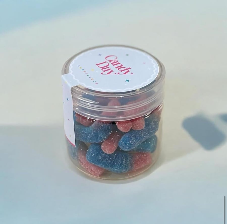 Jelly dessert bottle Tooty Frutti medium with sugar 100 grams