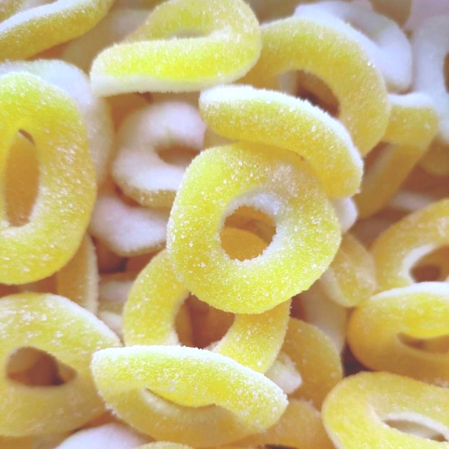 Jelly lemon slices with sugar 100 grams