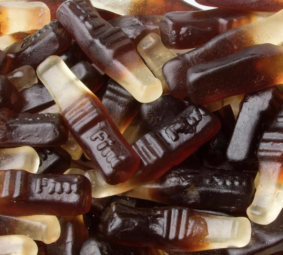 Jelly candy bottle of cola medium sugar-free - 33 grams