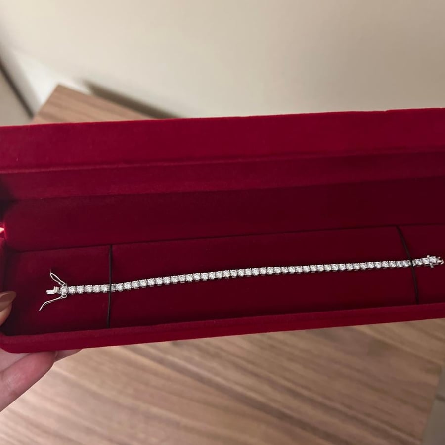 اسوارة تنس فضة عيار 925