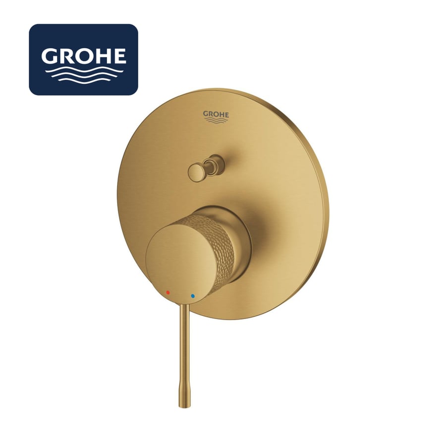 وجه خلاط خطين جروهي إيسنس (Grohe Essence) ذهبي مطفي- Brushed Cool