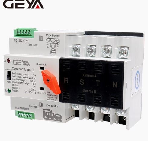 A switch to transfer between electricity and energy to the transformers