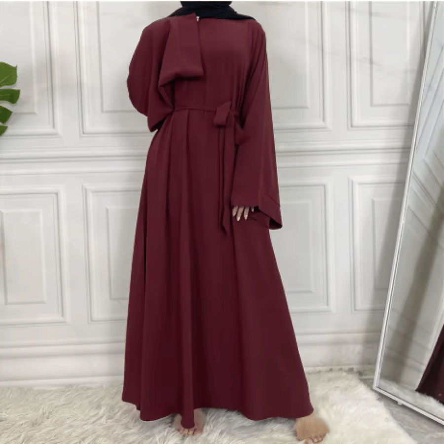 عباية متواضعة رمضان Musulman De Mode ماكسي رداء تركيا قفطان ملابس إسلامية مسلمة للنساء فستان حجاب قفطان فيستدوس