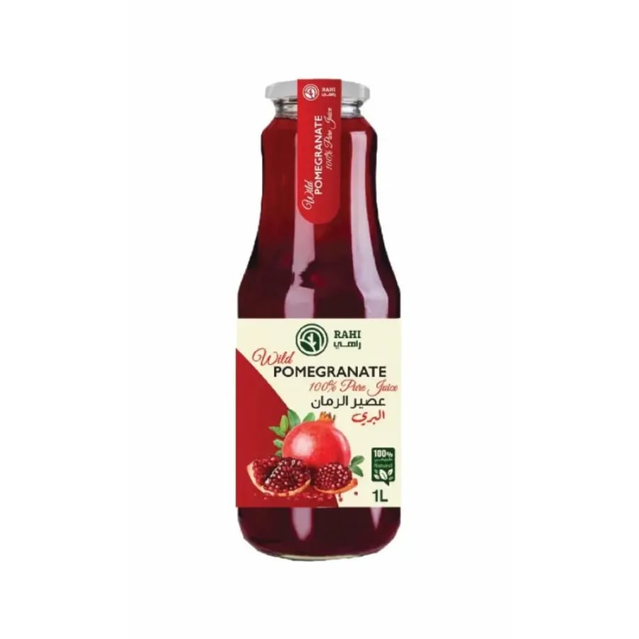 عصير الرمان البري 100% 1 لتر راهي