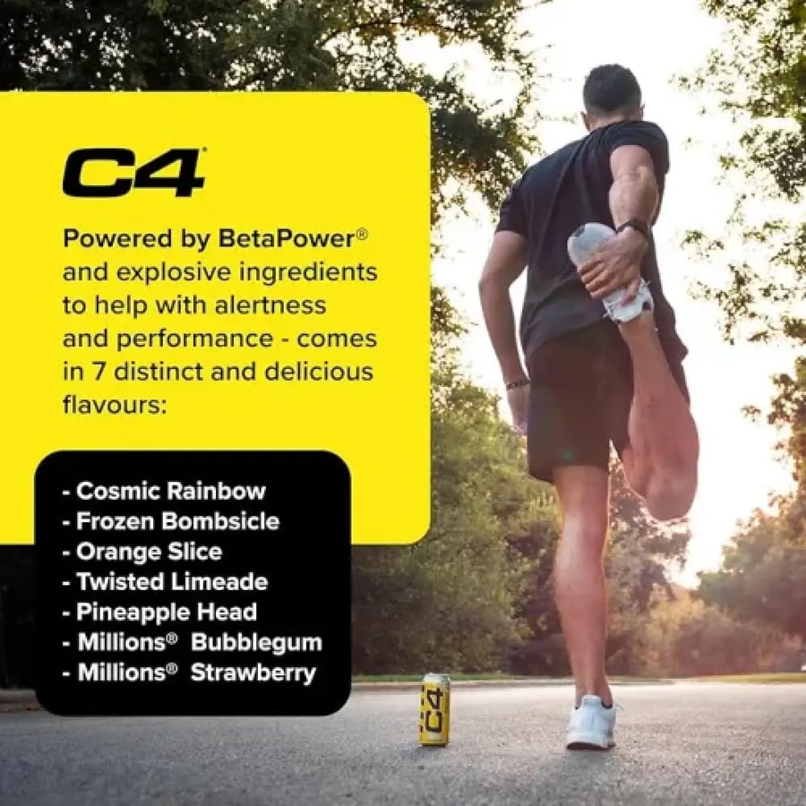 C4 Performance Strawberry Flavored Energy Drink by Cellucor