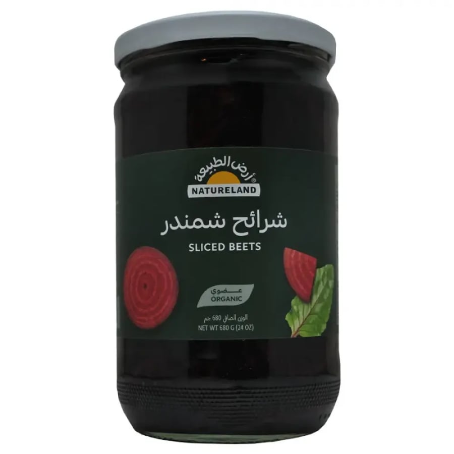 شرائح شمندر عضوية 680 جم أرض الطبيعة