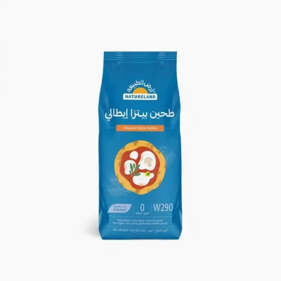 طحين بيتزا إيطالي عضوي نوع 0 1 كجم أرض الطبيعة