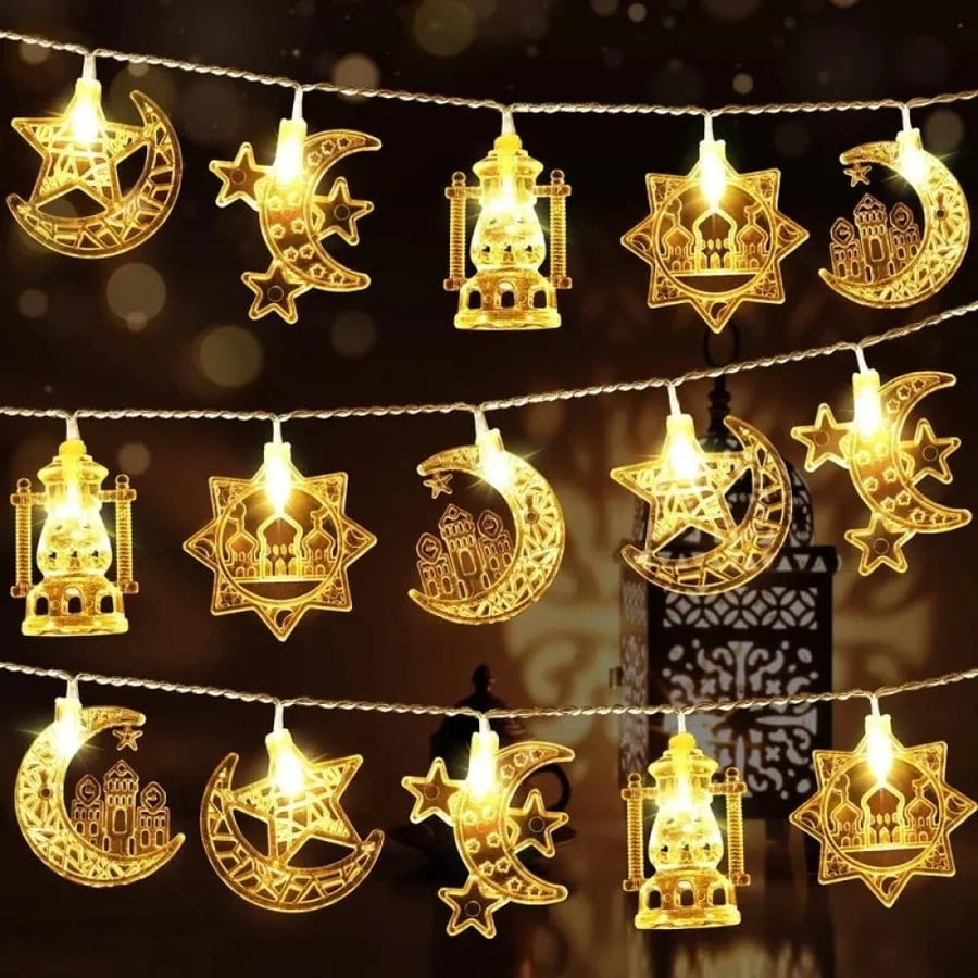 أضواء ليد "عيد مبارك" - ديكور رمضان والمناسبات