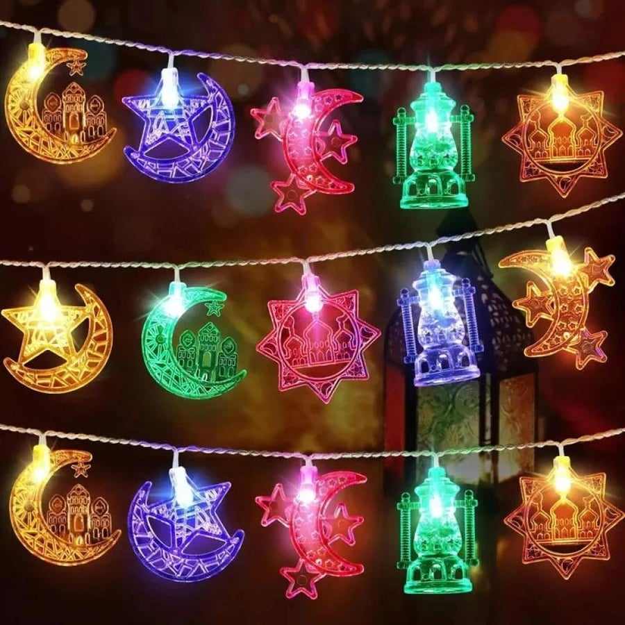 أضواء ليد "عيد مبارك" - ديكور رمضان والمناسبات