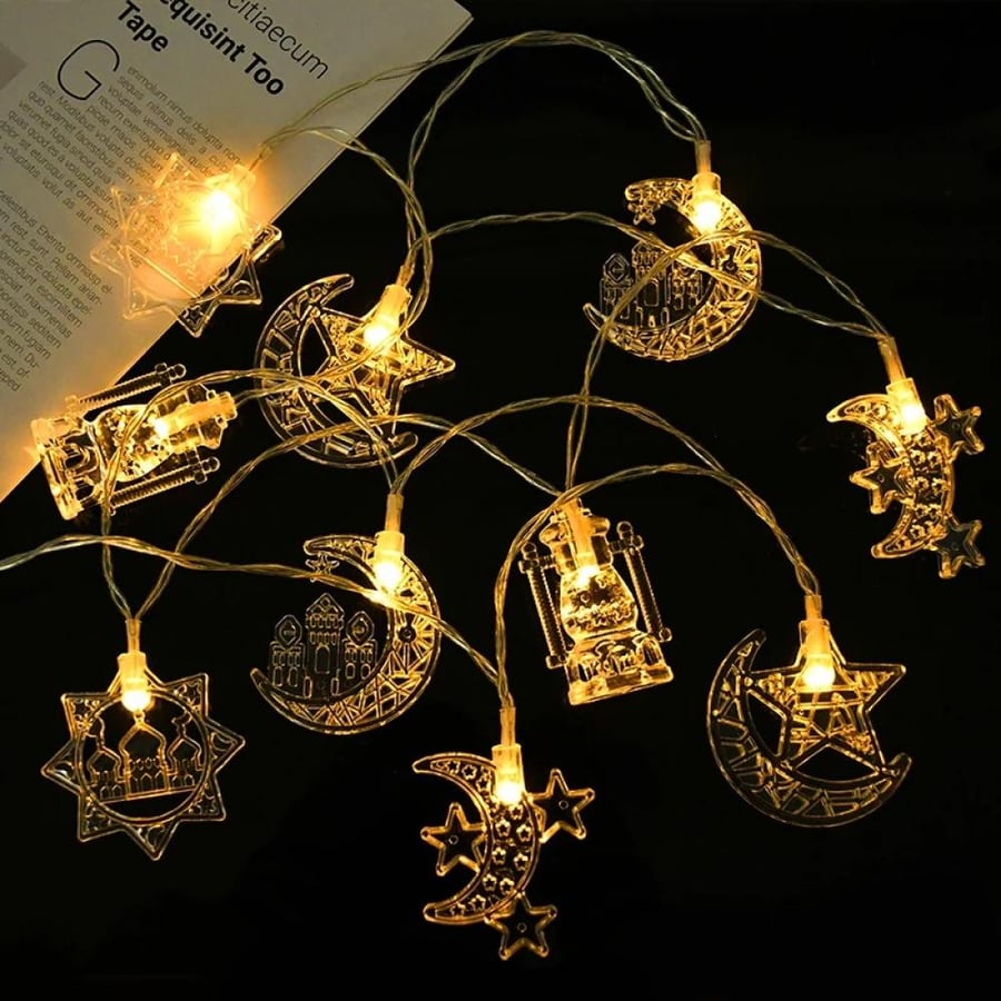 أضواء ليد "عيد مبارك" - ديكور رمضان والمناسبات