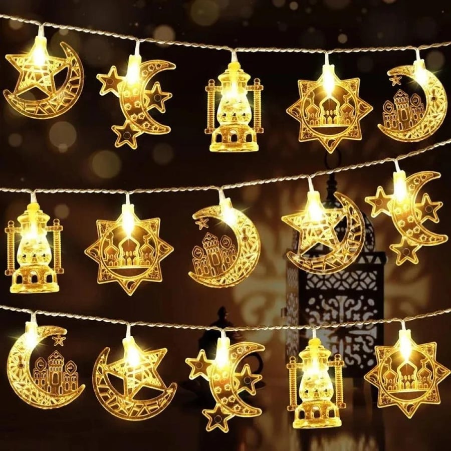 أضواء ليد "عيد مبارك" - ديكور رمضان والمناسبات