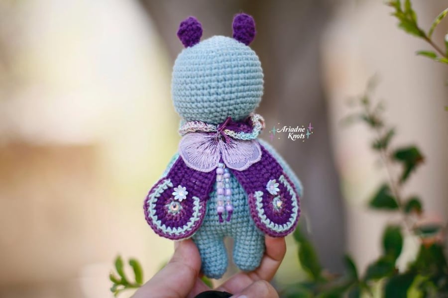 Mothi the blue moth