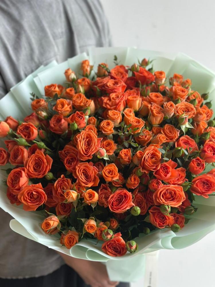 The bold orange bouquet