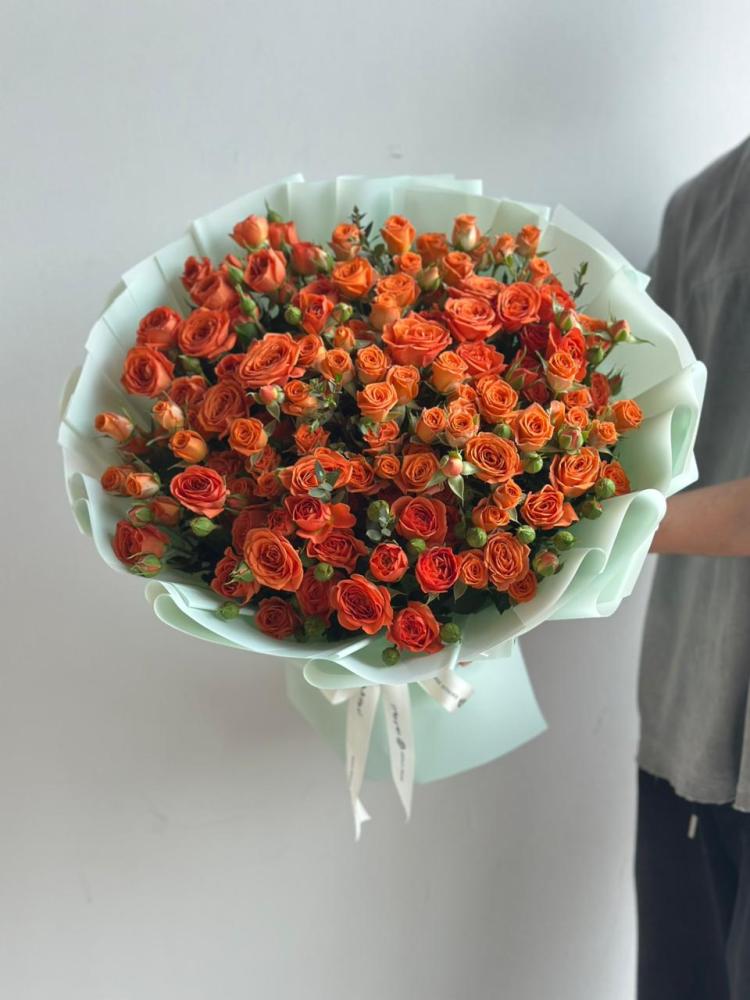 The bold orange bouquet