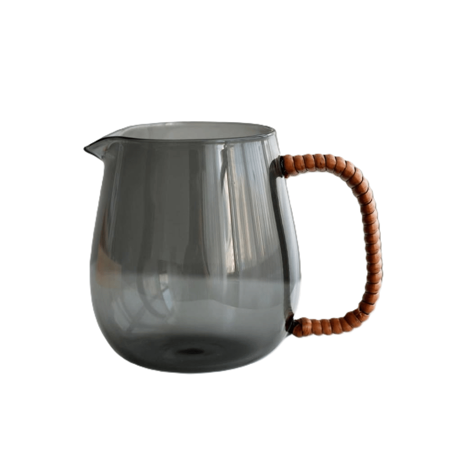 سيرفر زجاجي - شفاف & اسود | Glass server VERO 350 - 550 ml