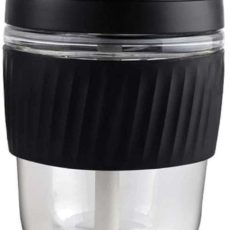 كوب زجاجي بغطاء سيليكون - 360 مل | Glass Cup