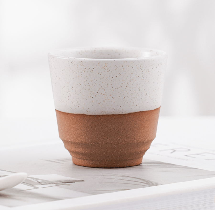 كوب سيراميك بقاعدة طينية - 120 مل | CUP CERAMIC