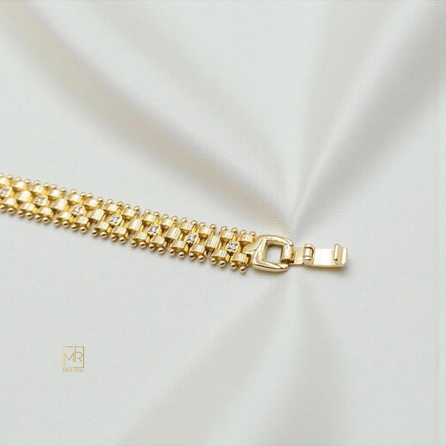 إسوارة سلوى - مطلية بالذهب عيار18k