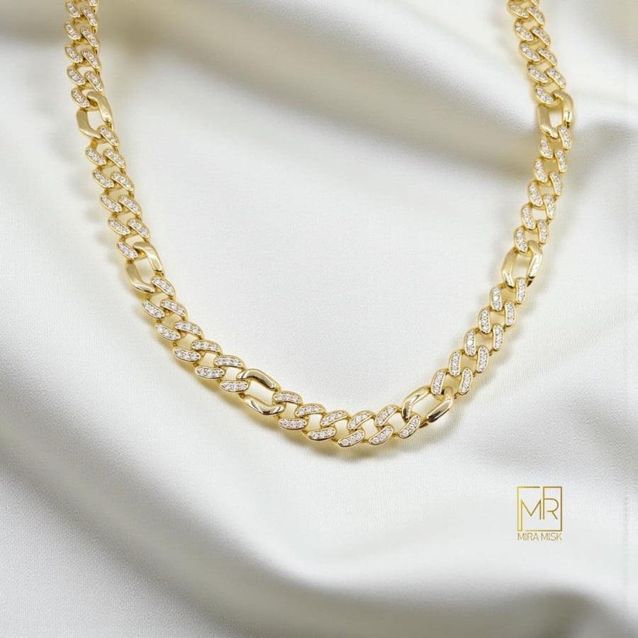 طقم البريق الملكي - مطلي بالذهب عيار 18K