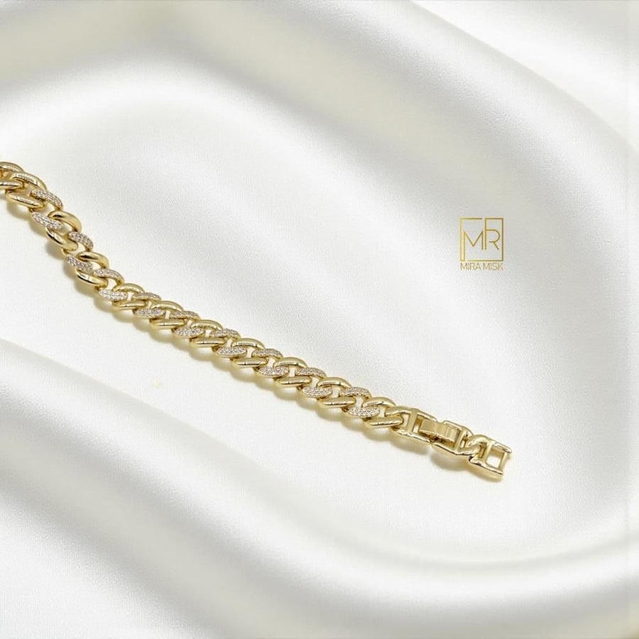طقم ليال - مطلي بالذهب عيار 18K