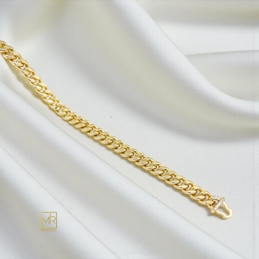 طقم تاج الفخامة - مطلي بالذهب عيار 18K