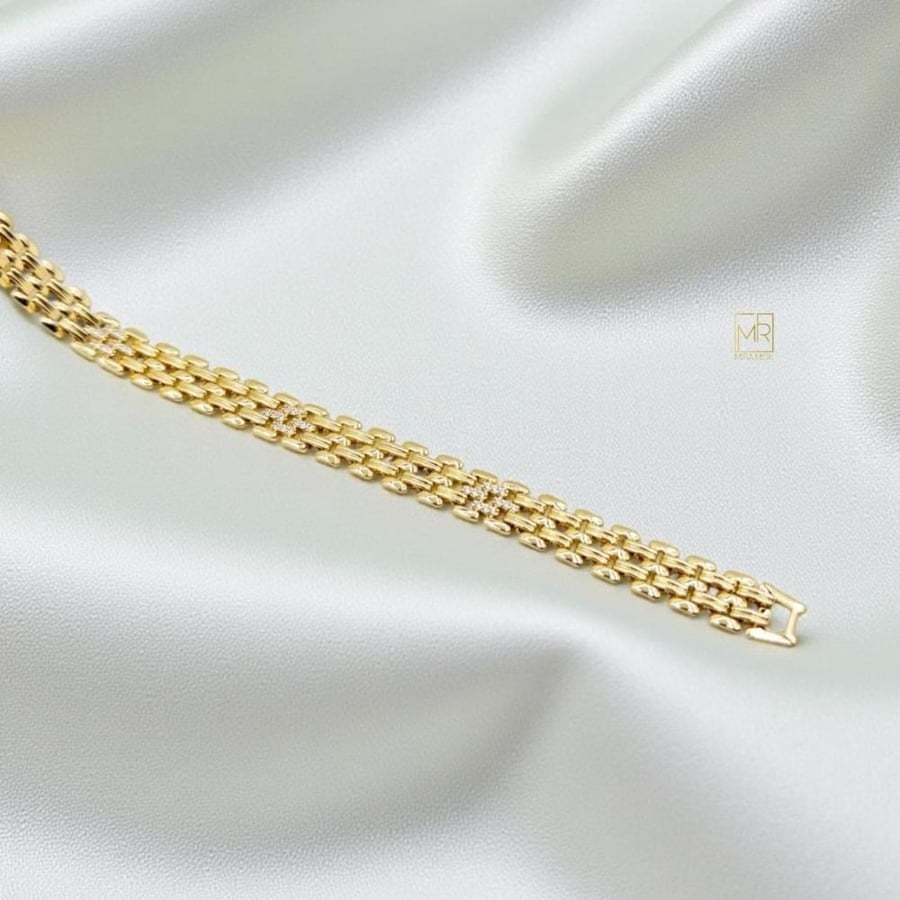 اسوارة مرام - مطلية بالذهب عيار 18k