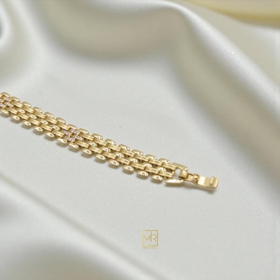 اسوارة مرام - مطلية بالذهب عيار 18k