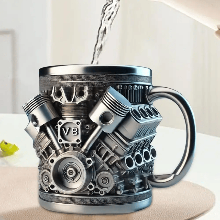 كوب محرك V8 ستانلس