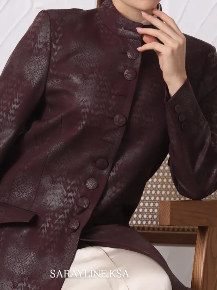 بليزر عنابي مميز Berry Royale