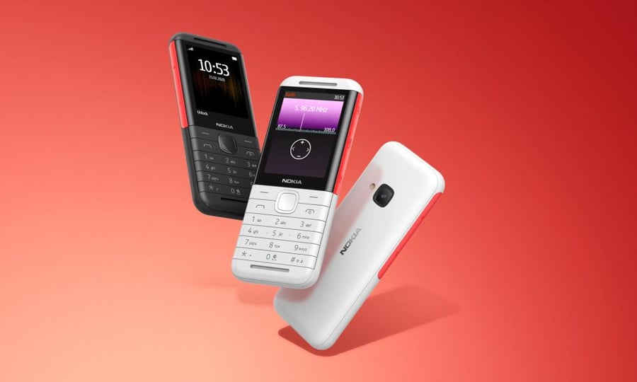 هاتف نوكيا 5310 أسود ثنائي الشريحة 2G (عام)