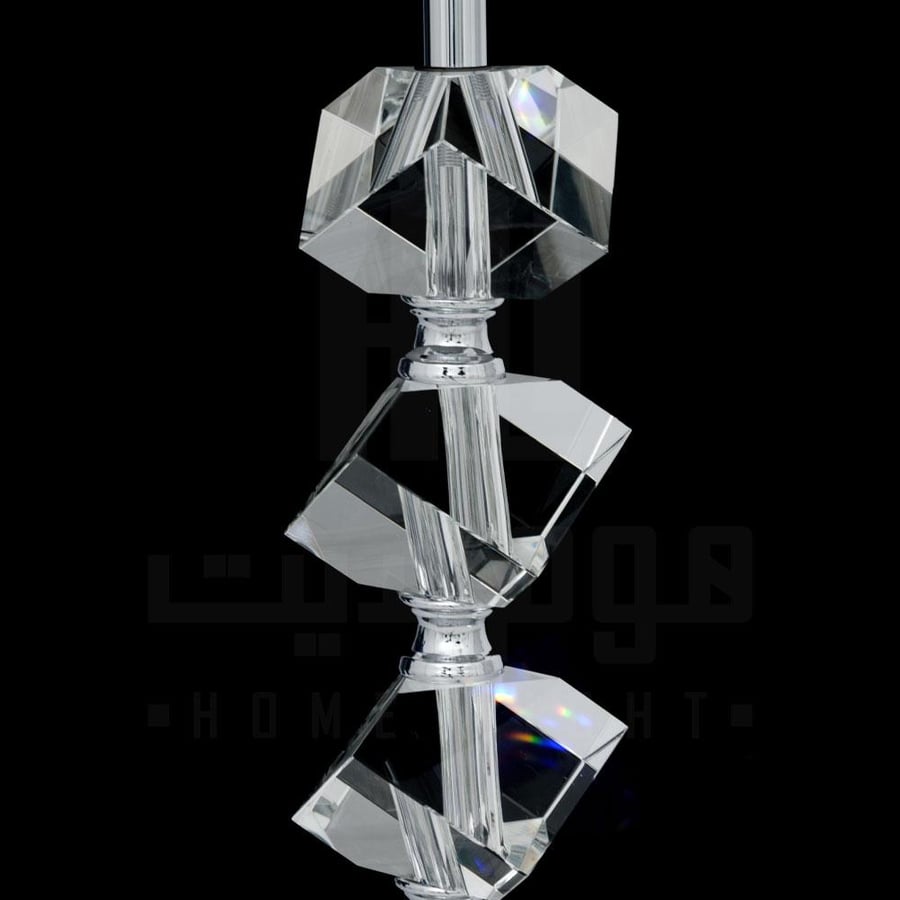 ابجورة-طاولة-مكعبات-كريستال-غطاء-رمادي
