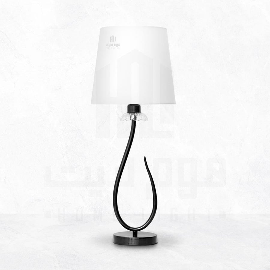 ابجورة طاولة مودرن اسود مطفي