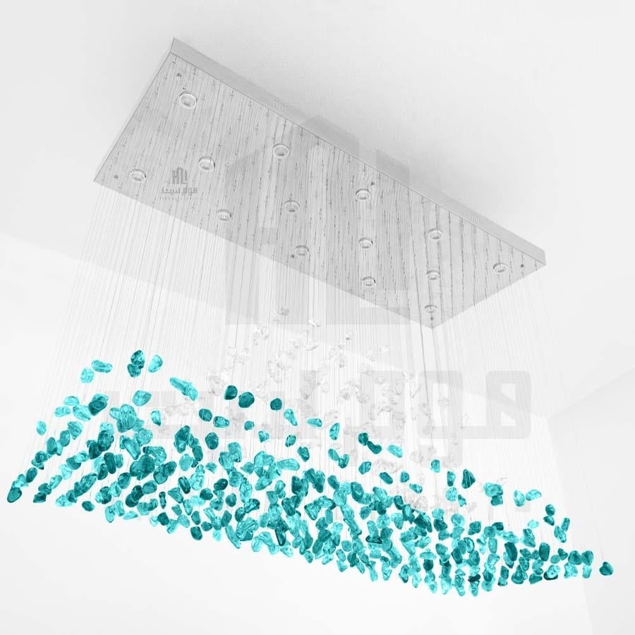 ثريا-احجار-ملونة-قاعدة-فضية