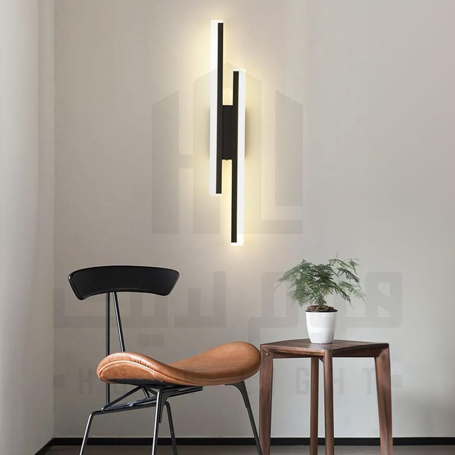 Modern gray LED applique - Model A